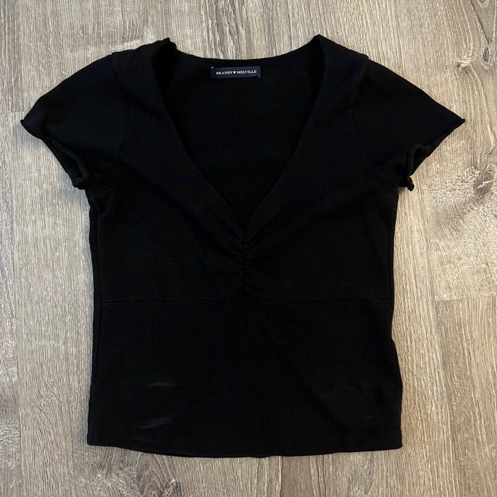 Brandy Melville black crop top